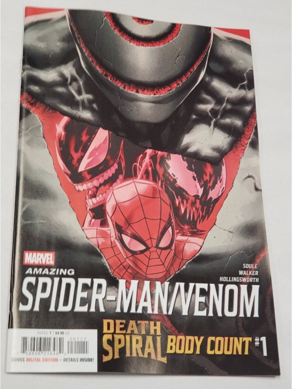 Spider-Man Venom: Death Spiral #1 Variant Set A B C D MTG Parrillo Soule VF NM - Picture 7 of 14